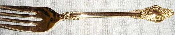 TWS41G (Gold Electroplate) Individual Salad Fork