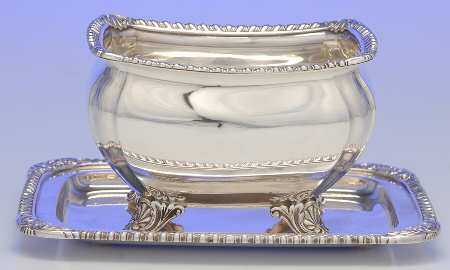 22034 (Sterling, Hollowware) Waste Bowl & Underplate