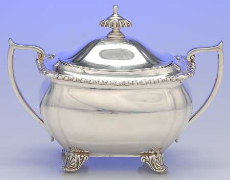 22034 (Sterling, Hollowware) Sugar Bowl & Lid