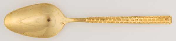 Mondrian-(Gold Electroplate) Tablespoon (Serving Spoon)