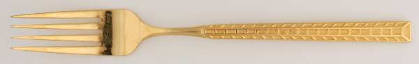 Mondrian-(Gold Electroplate) Fork