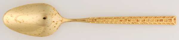 Mondrian-(Gold Electroplate) Place/Oval Soup Spoon