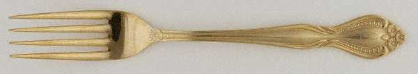 Gold Murano (Gold Electroplate) Fork