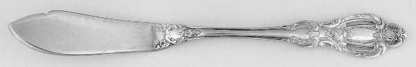 Champlain (Silverplate) Flat Handle Master Butter Knife