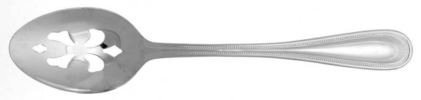 TWS407(Silverplate) Pierced Tablespoon (Serving Spoon)