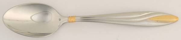 Savvy (Stainless, Gold Accent) Teaspoon
