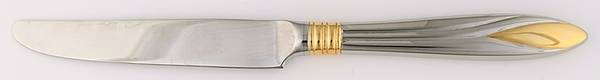 Savvy (Stainless, Gold Accent) New French Hollow Knife