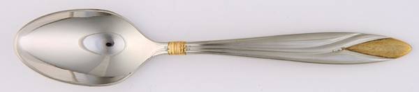 Savvy (Stainless, Gold Accent) Demitasse Spoon