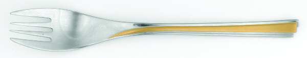 TWS409 (Gold Accent) Individual Salad Fork