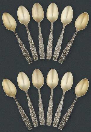 12 (Sterling) (Set of 12) Demitasse Spoon
