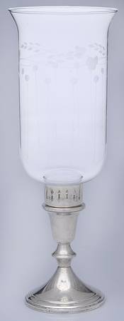 730 (Sterling, Hollowware) Weighted Hurricane Lamp & Globe
