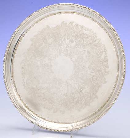 6680 (Silverplate, Hollowware) 12" Round Tray