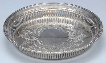 6680 (Silverplate, Hollowware) 12" Gallery Tray