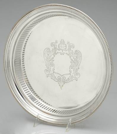 6680 (Silverplate, Hollowware) 12" Gallery Tray