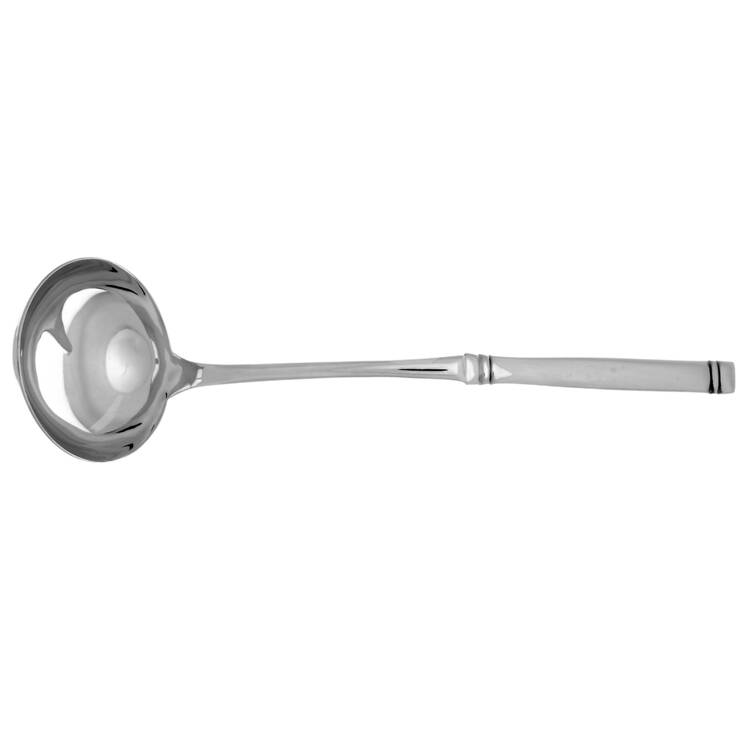 Stephanie (Stainless) Gravy Ladle with No Spout Stainless Bowl HC