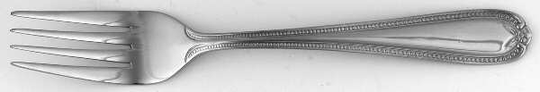 Old World Bead-Round Tip (Stainless) Individual Salad Fork
