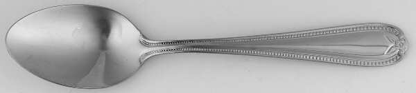 Old World Bead-Round Tip (Stainless) Teaspoon