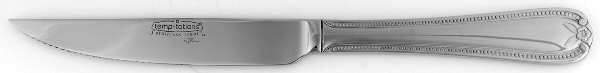 Old World Bead-Round Tip (Stainless) Individual Solid Handle Steak Knife
