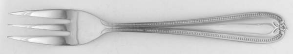 Old World Bead-Round Tip (Stainless) Solid Serving Fork