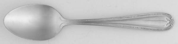 Old World Bead-Round Tip (Stainless) Place/Oval Soup Spoon