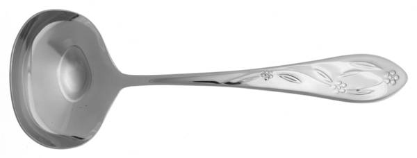 Old World Floral-Round Tip (Stainless) Solid Gravy Ladle