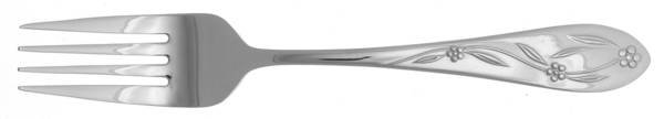 Old World Floral-Round Tip (Stainless) Individual Salad Fork