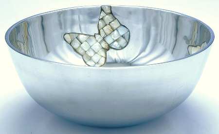 Papillion (Aluminum, Hollowware) 11" Salad Serving Bowl