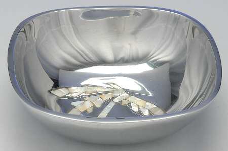 Antigua (Aluminum, Hollowware) 6" Square Bowl