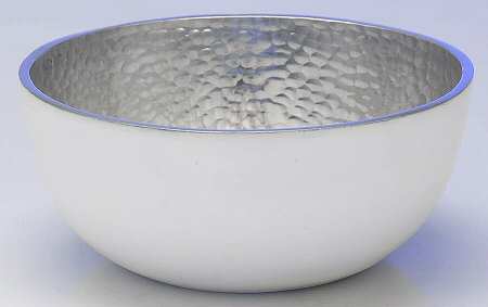 Hammered (Aluminum, Hollowware) Dip Bowl for Chip & Dip Set