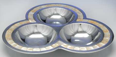 Mother of Pearl (Aluminum, Hollowware) 3 Part Relish