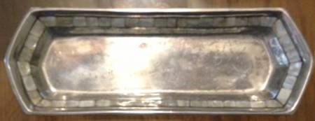 Mother of Pearl (Aluminum, Hollowware) Bread Tray