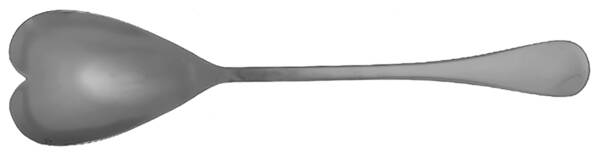 Irresistible Heart (Stainless) Solid Salad Serving Spoon