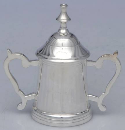 3700 (Silverplate, Hollowware) Miniature Sugar Bowl with Lid