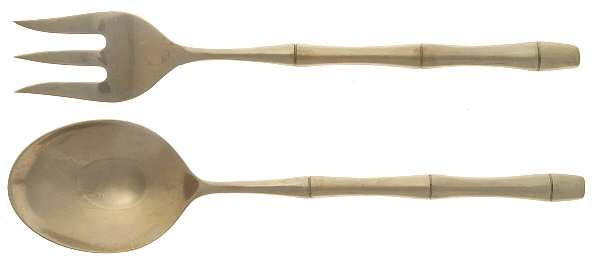 TBM1 (Bronzeware) (2 Pc) Solid Salad Set