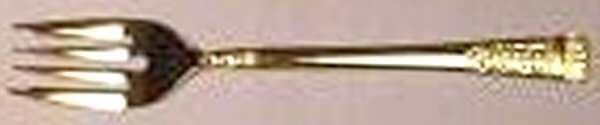 Gold Collage (Gold Electroplate) Individual Salad Fork