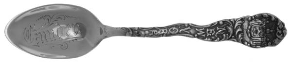 States & Cities Souvenir Spoons(Sterling) New York Five O'Clock Spoon