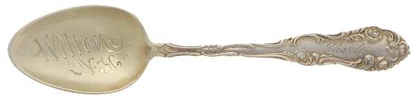 States & Cities Souvenir Spoons(Sterling) New Hampshire Demitasse Spoon