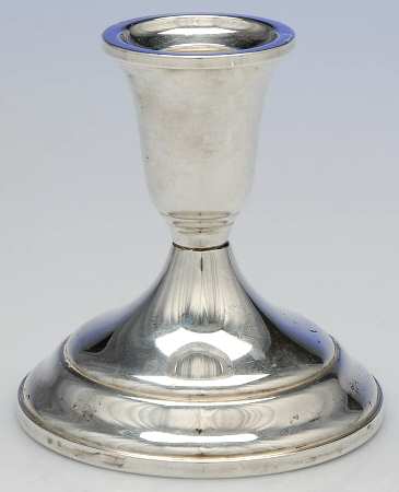50 (Sterling, Hollowware) Weighted Candleholder