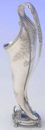 Vine-Multi Motif (Sterling, Hollowware) 6" Vase