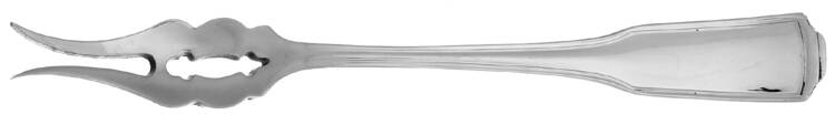 Hampstead (Stainless) Butter Pick with Two Tines and Pierced Bowl HC
