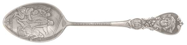 States & Cities Souvenir Spoons(Sterling) Illinois Demitasse Spoon