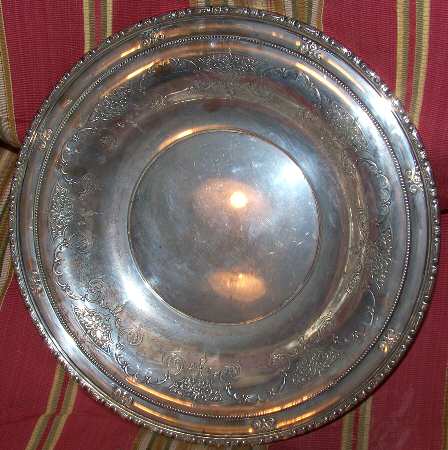 93420 (Sterling, Hollowware) 14" Round Footed Tray