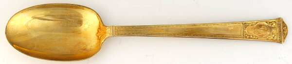 San Lorenzo Gold (Sterling, Gold Vermeil) Tablespoon (Serving Spoon)