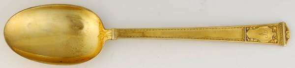 San Lorenzo Gold (Sterling, Gold Vermeil) Oval Place Soup Spoon
