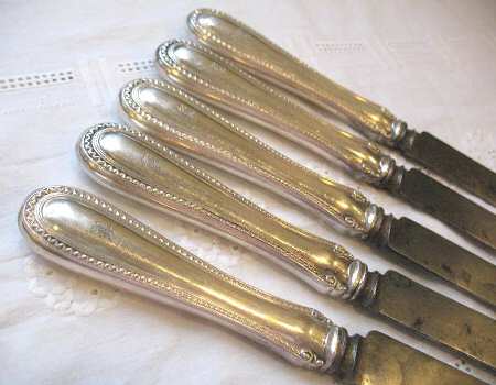 Norman (Silverplate, 1903) Blunt Hollow Knife with Bolster