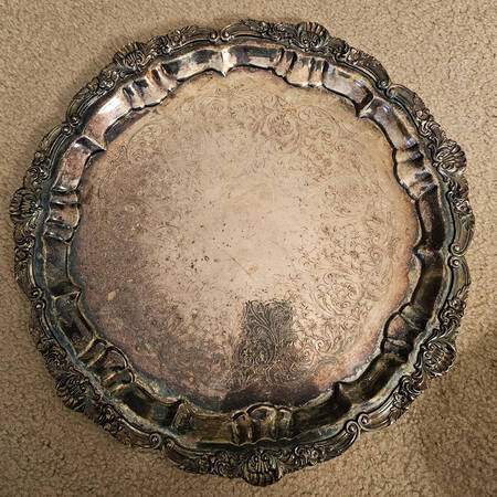 4376 (Silverplate, Hollowware) 16" Round Tray