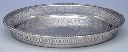4194 (Silverplate, Hollowware) 13" Gallery Tray