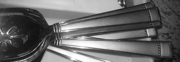 Leah Frost (Stainless) Pierced Tablespoon (Serving Spoon)