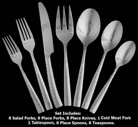 Texture (Stainless) 42 Piece Set