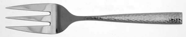 Texture (Stainless) Medium Solid Cold Meat Serving Fork